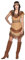amscan 9910911 Native Indian Kostm-Set, Damen, Braun, 42-44, L