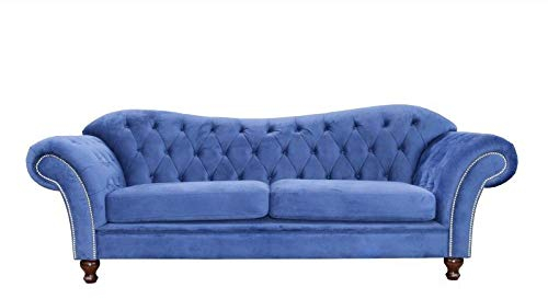 JVmoebel Chesterfield Sofa Sheffield 3 Sitzer mit Bettfunktion Couch Sofas Couchen Neu
