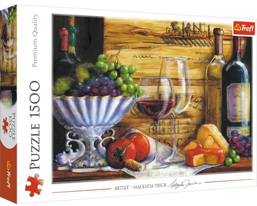 Trefl, Puzzle, Im Weinberg, 1500 Teile, Premium Quality, für Erwachsene und Kinder ab 12 Jahren