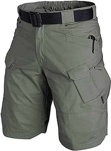 AUTIWITUA Men's Waterproof Tactical Shorts Outdoor Cargo Shorts, Lightweight Quick Dry Breathable Hiking Fishing Cargo Shorts