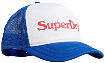 Superdry Mens Vintage Graphic Trucker Cap Baseballkappe, Regal Blue, One Size