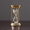 HDDH Sablier en Métal, Minuterie de Sablier 1/3/5/10 Minutes, Aide Visuelle pour Les Jeux, la Cuisine et l'Exercise, pour Salle de Classe, Bureau, Cuisine Hourglass Blanc