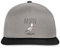 Spreadshirt Moin Möwe Norddeutschland Seemann Snapback Cap, One Size, Graphit/Schwarz