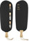 Mud Pie Tabla de queso con juego de utensilios, negro, tabla de 20,3 cm x 58,4 cm | utensilios de 5 pulgadas