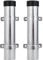 9Tong Acier Inoxydable Porte Canne à pêche Support de Canne à Montage Mural Supports de Poteaux de Bateau latéraux Marins Kayak Eau salée Eau Douce 2Pcs