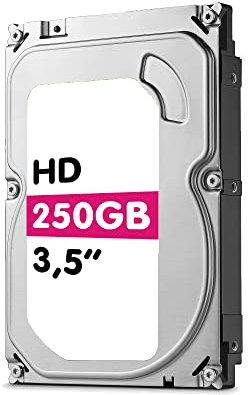Generico Disco duro para PC de 3,5 pulgadas SATA probado (250 GB) reacondicionado