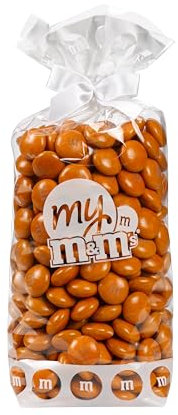 M&M'S mono couleur au chocolat au lait - Sachet de 300g de M&M'S - Idée de DIY - Idéal pour un mariage, une fête d'anniversaire, un buffet de bonbons, un baptême, une gender reveal (Orange)