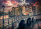 Displate - Poster aus Metall - Magnet-Montage - World Class Photos - Landscapes - Amsterdam - Größe M - 32x45cm Matt