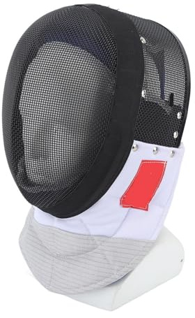 VGEBY Máscara de Esgrima, Casco Protector de Esgrima con Pechera Acolchada para Práctica y Competición de Principiantes