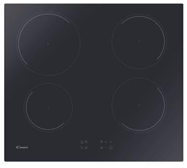 P.COTT.INDUZ.60CM 4ZONE TIMER NERO