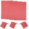 sourcing map Miniatur Dachziegel PVC Modell Dachziegel Mini Basteln Kacheln Modellbau Set für Modellbau Puppenhäuser Sand Tisch 29.5x19.5cm/1.16x0.76 Rot Pack von 4 1:100