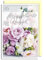Eiserne Hochzeit 65. Hochzeitstag Grußkarte Blumenstrauß 16x11cm