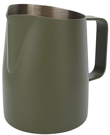 Milk Frothing Pitcher, 450ml Stainless Steel Espresso Steaming Pitchers Milk Jug for Coffee Machine Milk Steamer Cup Milk Coffee Cappuccino Latte Art Barista Steam Pitchers