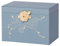 Enthralite Jewellery Box with Lock for Girls: Jewellery Organiser for Dresser - 3-Drawer Earrings Storage Girls Women Gift (Grey Blue)
