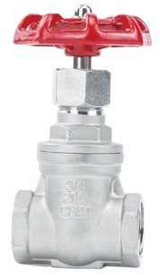 FANNIXI Absperrventil 1/2 3/4 1 2 Innengewinde Edelstahl SS304 Tor Ventil DN15 DN20 DN25 DN32 DN40 DN50 Durchgangs Tor Ventil 1,6 Mpa(DN32)