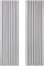 Joydeco Vorhänge mit Verdeckten Schlaufen 2er Set,H 228 x B 117 Grauweiß Lange Vorhang Thermo Verdunkelung Stangendurchzug Gardinen Blackout Blickdicht Curtains Schlafzimmer Wohnzimmer Modern