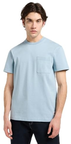 Lee - T Shirt Herren - Relaxed Fit - Ww Pckt Tee - Dunkelkhaki