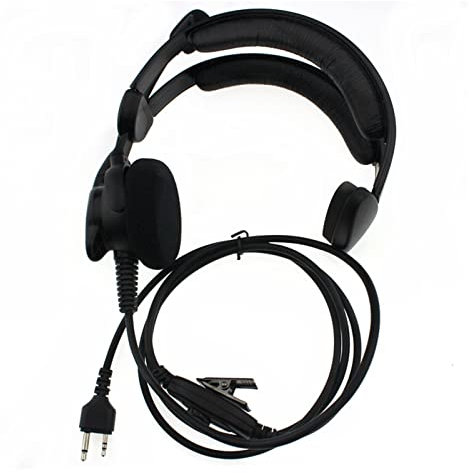 PEVAVFZMMY 2 Pin Radio Cuffie for Auricolare Mic BOOM swill Auricolare a due vie Fit Fit for Midland 2 Pin Walkie Talkie G6 G7 GXT550 GXT650 LXT PXTL PXT Walkie-talkie headsets