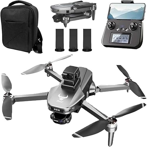 Ledovan SG109 MAX2 Drone con Fotocamera 4k per Adulti, < 249 g, Funzione Follow Me, Sistema di Prevenzione Ostacoli a 360°, Drone Quadricottero RC Professionale Brushless con GPS, 3 Batterien