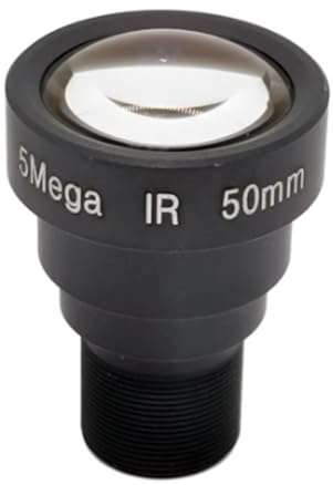 Masslla HD 5MP CCTV-Kameraobjektiv mit Langer Brennweite, 50 Mm, 5 Megapixel-Objektiv für Analoge AHD-IP-Überwachungskamera