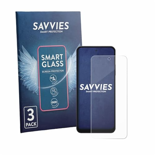 Savvies Schutzglas für Hotwav Note 13 Max | 3 Stück Transparenter Displayschutz Made in Germany Panzer Schutz Glas 9H Schutzfolie HD Klar Blasenfrei Einfache Montage