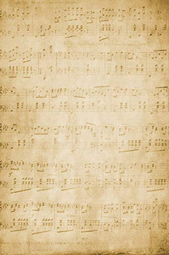 Notizbuch: Musik, Noten, Notenpapier | Softcover | 120 Seiten | kariert | Notebook | Tagebuch | Scrapbooking | Geschenkidee