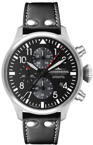 Thunderbirds - Historage 1956 Chrono - Quarz Chronograph mit Lederband - Ref. 1074