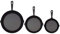 Jimbeam Jim Beam Gusseiserne Bratpfannen 3er Set rund JB0195