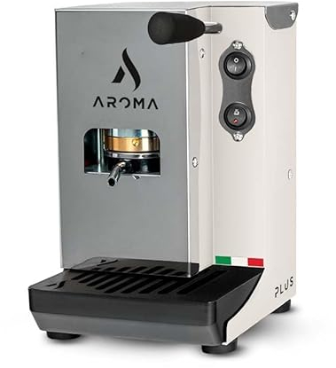 Aroma Plus+ Espressomaschine Kaffeepads ESE 44 (Weiß)