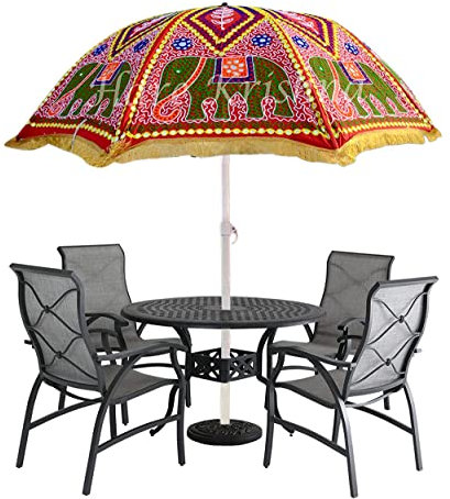 Marusthali Outside Umbrella For Table- Umbrella for Garden Table, Umbrella Outdoor Garden, Umbrellas for Weddings, Garden Umbrella, Indian Garden Umbrella