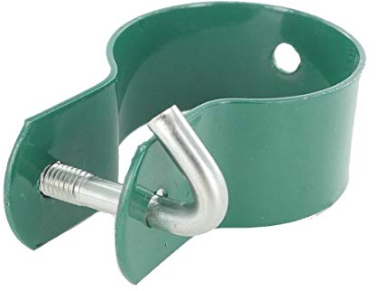 INDUTEC Hakenschelle Ø40mm - grün - Geflechtspannstäbe Schelle