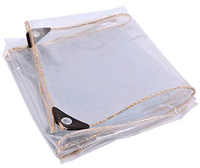 FOGUO Lona Impermeable De Protección 4x7m, Lona para Piscina Rectangular, Lona Impermeable Exterior, con Ojales De Acero Inoxidable, Resistente Al Agua Y Anti-UV, Anti-envejecimiento
