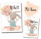My-Little U-Heft- und Impfpasshülle | Set mit Name & Geburtstag | 'Hase' Personalisiert