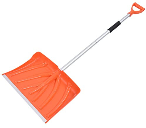Zerodis Pelle à Neige, Poussoir à Neige Durable Portable avec Outil de Déneigement Détachable pour Tige de Connexion pour Une Utilisation en Extérieur à la Maison