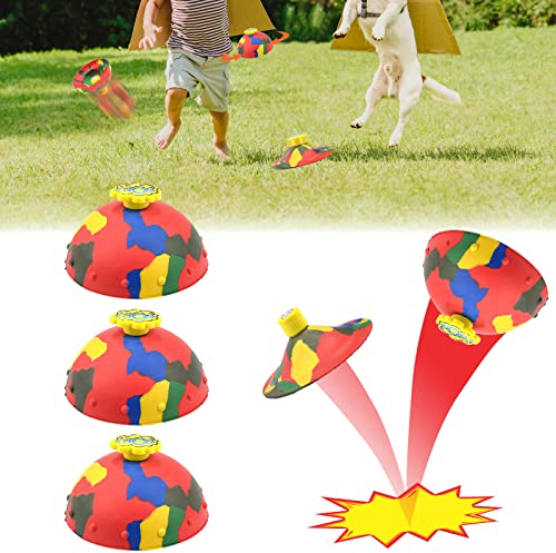 Vibbang 3 pièces Bouncing Bowl Fidget Toys, Bol rebondissant Creative Camouflage Bounce, Nouveauté Filature Jouet Anti-Stress, Faire rebondir la Balle, Jouet du Bout des Doigts pour Les Enfants