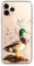 SmartGiftShop British Birds Case Splatter Art CLEAR Phone Cover Case Exclusive Artwork for iPhone 12 - Mallard Duck