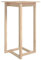 vidaXL Bartisch Stehtisch Loungetisch Tresentisch Tisch Küchentisch Bartresen Bistrotisch Partytisch Holztisch 60x60x110cm Massivholz Kiefer