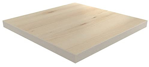 Dekorspanplatte Buche rustikal natur als Tischplatte, Schreibtischplatte, Laden- und Möbelbau, 42x60 cm, Stärke: 19 mm