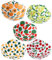Kichvoe Silicone Bowl Covers 5pcs Bowl Cozy Huggers Microwave-Safe Hot Bowl Holders Plates And Dishes Bowl Holder Bowl Protectors Dish Pads For Hot & Cold Bowl Silicone Mitts