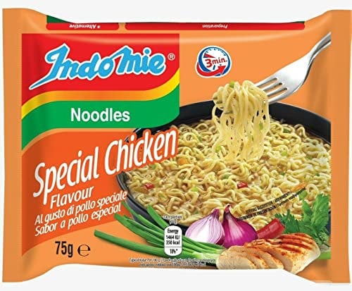 Indomie Nudeln mit Hühnergeschmack, 75 g (40 Stück) – (Verpackung kann variieren)