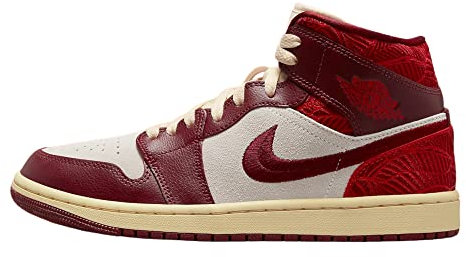 Nike WMNS Air Jordan 1 Mid, Basketballschuhe für Herren, Rote Mannschaft Universität Red Vela, 37.5 EU