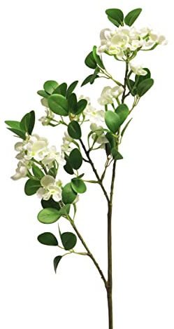 artplants.de Kunstblumen Zweig Flieder FEIYAN, Creme, 65 cm - Künstliche Blume