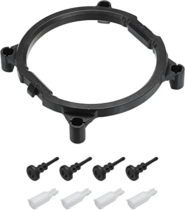 PATIKIL CPU Refrigeración Soporte Térmico Disipador Montaje Hoja Placa Negro Con 8 Tornillos Para 1366 2011 CPU PC Ventilador