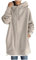 tsaChick Pullover Strickjacken Jacken Damen Lässige Outwear Jacken mit Langen Ärmeln und Kapuze Frauen Einfarbig Hoodie Reißverschluss Langarm Sweatshirts Lange Mantel Tops Mit Taschen S-5XL
