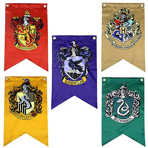 decoracion bandera harry fiesta potter cumpleaños para Harry Potter Hog-warts 50X30CM