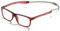 MAGIMODAC Damen Herren Lesebrille Blaulichtfilter Haltbar Verstellbar Lesehilfe Sehhilfe Lesebrillen Rot 1.50