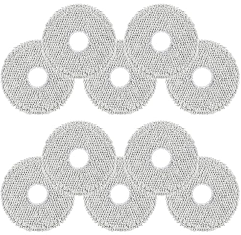L10/L20/L40/X40/X50 Panni Mocio per Dreame X40 Ultra/X50 Ultra/L10s Ultra Gen 2 /L40 Ultra/MOVA E30 Ultra/L10s Pro Ultra Heat/L10 Ultra/L20 Ultra Microfibra Morbida Lavabile e Riutilizzabile Mop