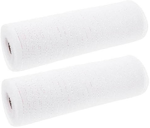 TEHAUX 2rollen Geschenkbänder Aus Dekorativem Mesh Vielseitige Verpackungsbänder Für -projekte Umweltfreundliches Material Und Regenbogenfarben Für Festtagsdekoration Und