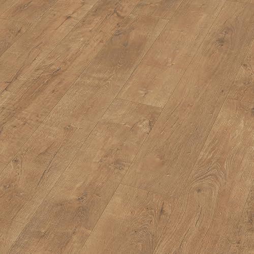 Meister Laminatboden MeisterDesign. Laminate LD 55 1288 x 198 x 7 mm 06952 Stieleiche Natur Porensynchron-Struktur