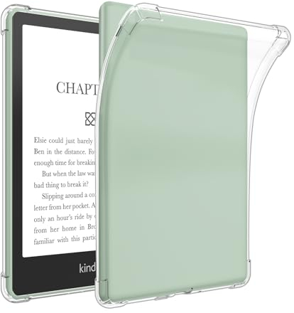 Schutzhülle für Kindle Paperwhite (11. Generation – 2021) 6,8 Zoll, weiche Schutzhülle, transparent, dünn, strapazierfähig, kratzfest, Schutzhülle für Kindle Paperwhite (Signature Edition)